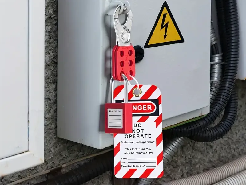 Cadenassage d'un équipement industriel — procédure énergie zéro