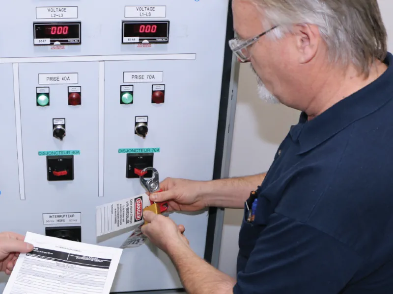 Formation cadenassage — réglementation RSST 2023