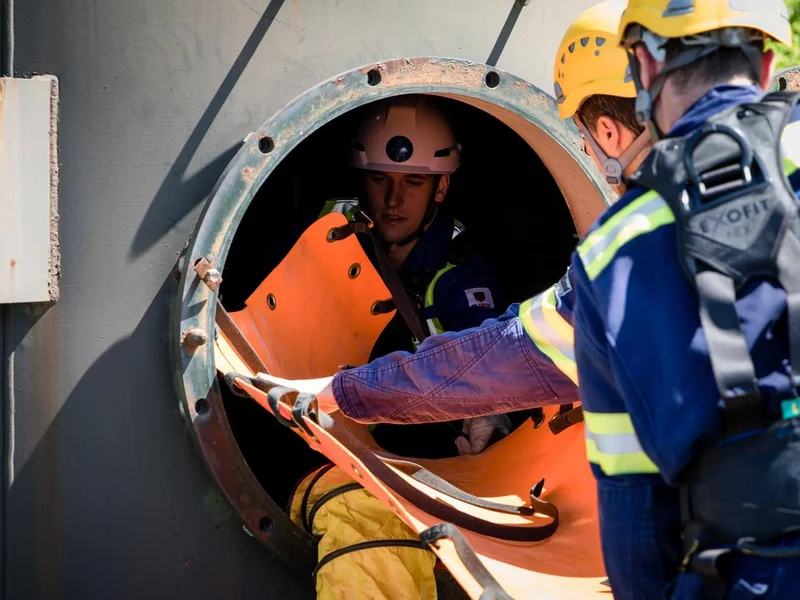 Exemples d'espaces clos — réservoirs, silos, égouts